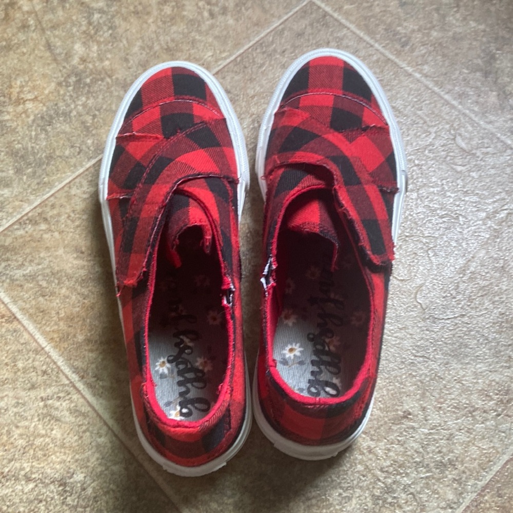 Buffalo print gypsy jazz slip on sneakers size 7